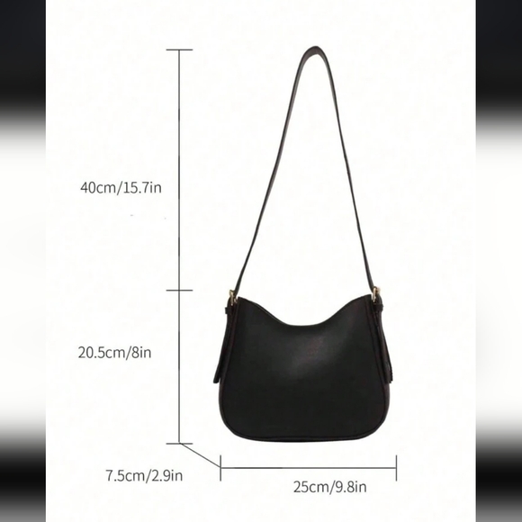 Black Crossbody/Shoulder Bag - Picture 5 of 5